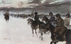 cuirassier:  Napoleon’s retreat from Russia - Napoleon followed