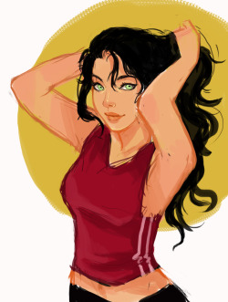 lexi-dee:  An old sketch of Asami I found while looking through