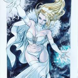 gmarch:  Emma Frost finished! #marvel #emmafrost #whitequeen