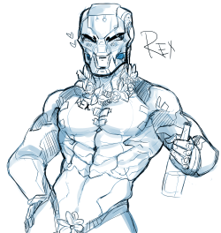 apexai:  A quick sketch of Rex for my half of an AT with rays-art-rp