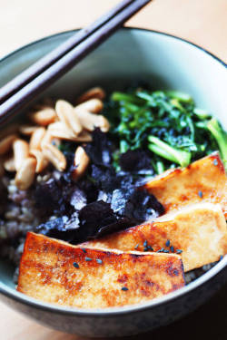 justfoodsingeneral: Vegan Teriyaki Tofu Rice Bowl (Vegan + Gluten
