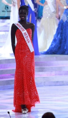 reverseracism:  be-blackstar:  howiviewafrica:  Miss South Sudan.