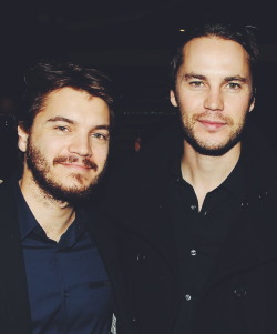 themilehirsch:  Emile Hirsch join Taylor Kitsch for the Navy