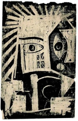 nativefunkk:  African Mask 1947-48 André Breton 