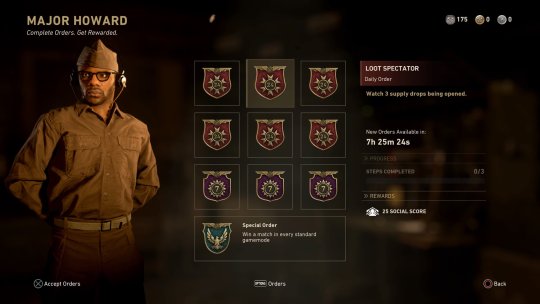 Call of Duty WWII Loot Boxes Open in Front of Other Players