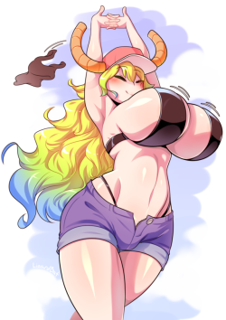 grimphantom2:  ninsegado91: tentabatdraws:  Lucoa! How revealing!