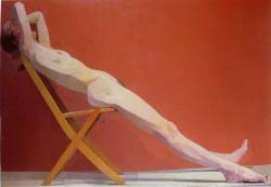houndeye:  Euan Uglow The Diagonal - 1971-77 oil on canvas 