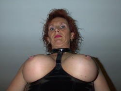submilf2:  Sexslave Kin,wife with 2x550Ml silicone tits &