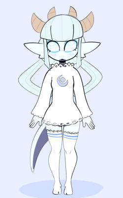 somescrub:Doodle of Kuu’s edited design from a day or two ago.