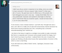 You know, this was actually the sweetest thing. I love Tumblr