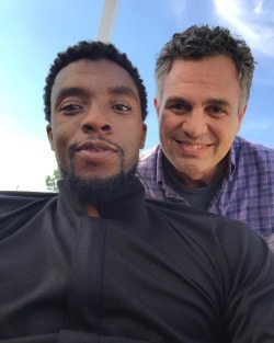 markruffalo:  Really excited to be working with Chadwick. If