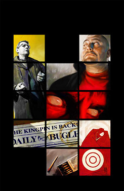 marveloki:  Daredevil vol. 2 #76-79 covers by Alex Maleev  