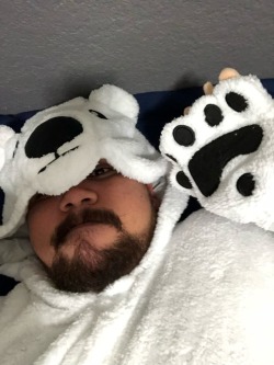captainbruin:  Hi, yes this is bear. My kigurumi came in 🐻