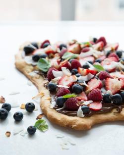 sweetpaulmagazine:Nutella Berry Pizza - get the recipe HERE