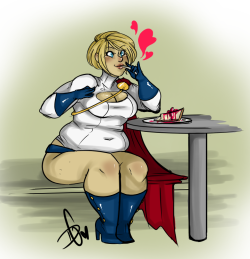 squidbiscuit:  Power Girl commission for theunbrilliant! She