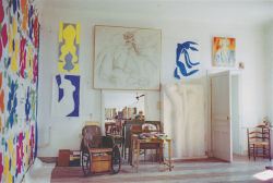 logija:  Henri Matisse’s studio, Hotel Regina, Nice, ca. 1952.
