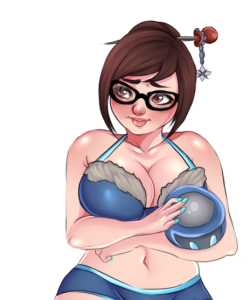 Next Patreon thing is #Mei from #Overwatch ;)Here’s a sneak