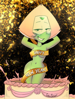 cubedcoconut: Happy New Year!! Nude version of this pic will