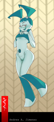 andava:  Finished piece of XJ-9 pin-up Hope you like it. z I’m