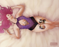 lost-lil-kitty:  demi-duante: Finished painting of @lost-lil-kitty!