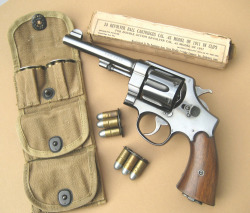 jeanfivintage:  Smith & Wesson M1917 revolver 