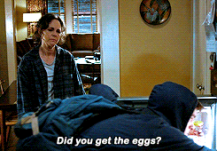 agarfield:  Hey, Aunt May. Eggs?… Organic, got it.