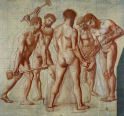 The Forgers, study for ‘Allegorie du Travail’ by Pierre Puvis