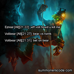 goddamnthiscursedironfist:  summonerscode:  Exhibit 236 Ezreal