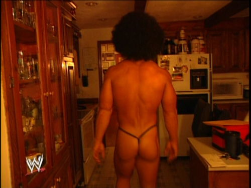 sexywrestlersspot:  John Cena and his thong. I wish he wore this under his baggy shorts. Follow for more hot pics of the hottest men in wrestling: http://sexywrestlersspot.tumblr.com/  Never get tired of seeing this pic! Reblog! =)