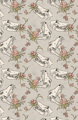 derekq-art: I wanted to make a pattern with magnolias
