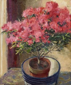 huariqueje:  Azalea -  Olle Hjortzberg  1946  Swedish, 1872-1959