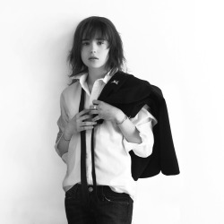 hubungus:  Ellen Page posing as Pattie Smith