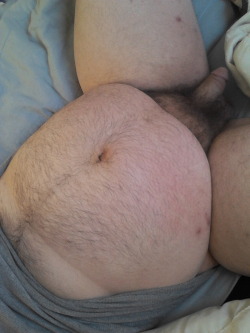 bouncyboy:  My big belly  The only thing missing is me nuzzling