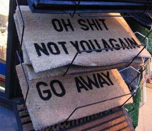 THE BEST DOORMAT