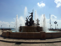 nervoustravels:  Raíces fountain Old San Juan, Puerto Rico 2015