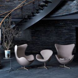 urbnite:  Egg Chair by Arne Jacobsen  Swan Chair by Arne Jacobsen