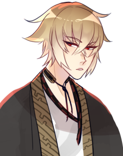 felishi: takin a break from kazama’s route to draw… a kazama