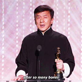 chatnoirs-baton: Jackie Chan receives honorary Academy Award at the 2016 Governors Awards 