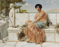 artthatgivesmefeelings:  Reverie, John William Godward, 1904