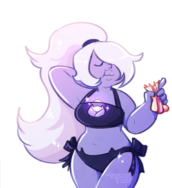 grimphantom2:  cranberry-soap:    One time in the comics Amethyst