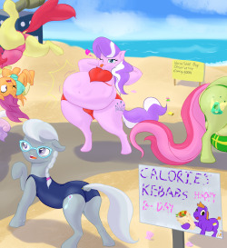 saggislapsdojo:  Meanwhile at Horseshoe Bay, its a special pony’s