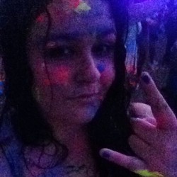 #ultraglow was amazing!!!! By the end I was head to toe in paint