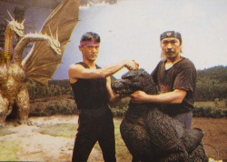 tfisher88:  Godzilla vs. King Ghidorah (1991): Behind the scenes.