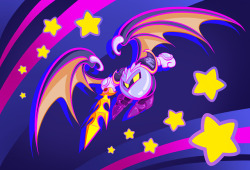 muffin-snakes-art:My boy Meta Knight