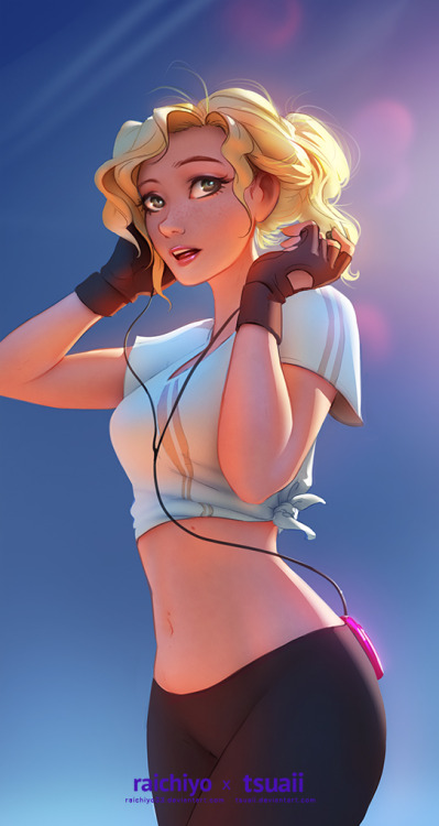 tsuaii:  Another collab between me and Raichiyo33!For PSDs, process, sketches, and art like this, please consider supporting me on Patreon! — www.patreon.com/tsuaii 