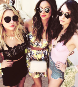 karenslucille:  Ashley Benson, Shay Mitchell and Troian Bellisario