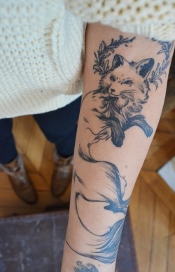 tattooplace:  Omg! Wow. These couple tattoo’s are crazy awesome!