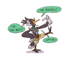 losassen:I love this sassy, confident bird man