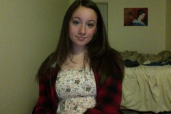 asiananimation:  Wearing a flannel over a dress, what is matching?