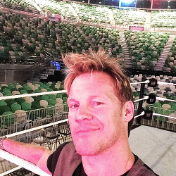 y2jbaybay:  READY TO ROCK MELBOURNE!! #wwemelbourne #y2jisbackbaby